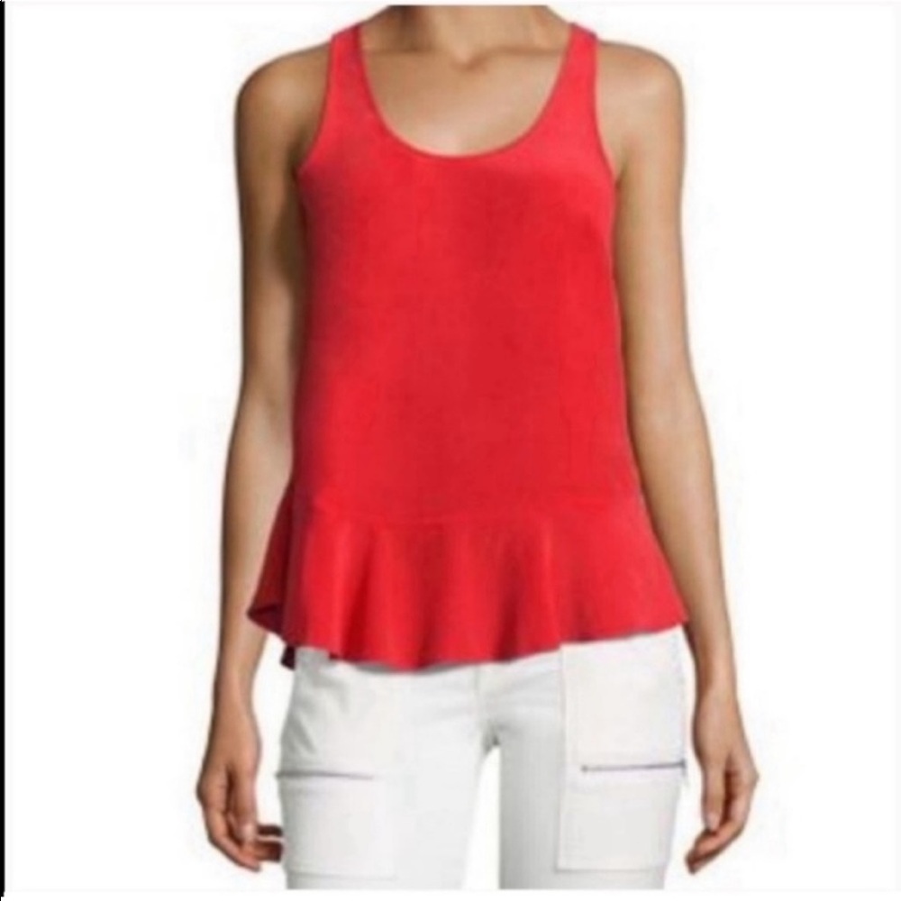 JOIE Silk Peplum Tank Top NWOT